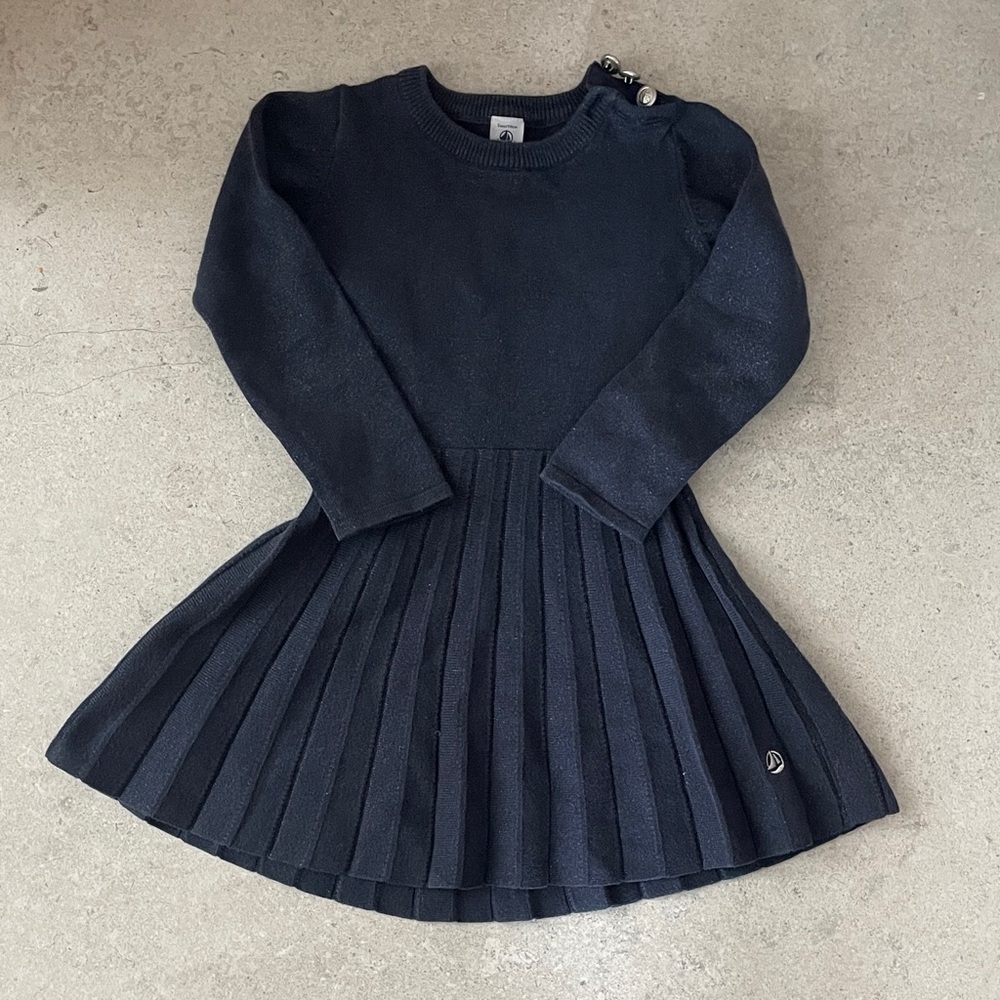 Elegant Navy Kids Dress